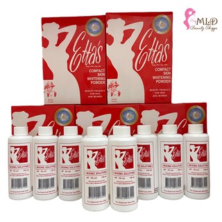 5 Boxes ETTA'S Bleaching Set (5 Skin Whitening Powder & 10 Mixing Solution)