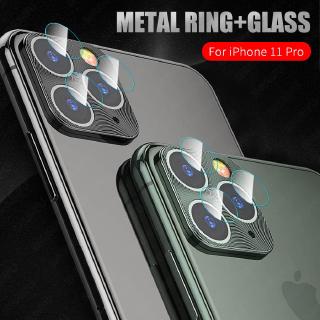 iPhone 11 Pro Max Back Camera Lens Protector Ring + Tempered Glass