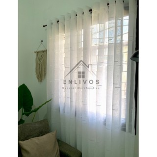 LINEN RING LACE CURTAINS (MORE COLORS AVAILABLE, COD NATIONWIDE)