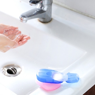 20Pcs Disposable Hand Washing Tablet Travel Carry Toilet Soap Paper