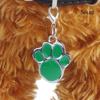 Paw Dog Puppy Cat Anti-Lost ID Name Tags Collar Pendant Charm Pet Accessories (6)