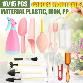 15 Pcs Mini Gardening Hand Tools Set