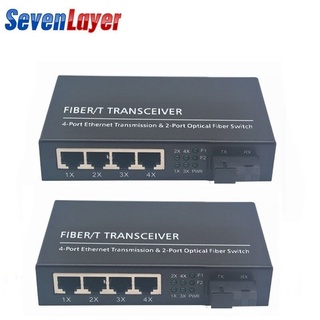 10/100/1000M 1sc 4port RJ45 Fiber Media Converter Ethernet Gigabit singlemode Media Converter