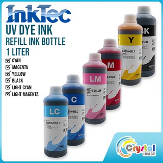 Inktec Premium UV Dye Ink 1L Universal Refill Ink Bottle for Epson / Canon / HP / Brother Printer