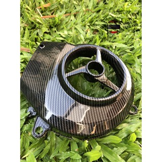 Fan Cover Mio Sporty ABS Plastic Carbon Hydrodip