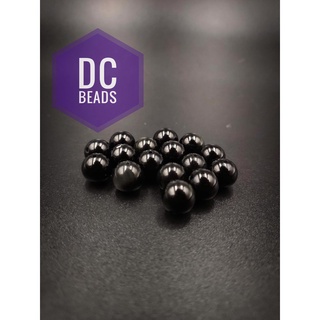 Black Obsidian Crystal Stone Loose Beads (per bead)