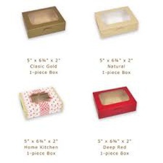 Pastry Box 5" x 6¾" x 2" (20pcs)