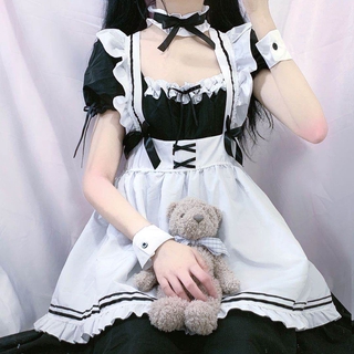 Cosplay Costume Wonder Warm Travel Cute Maid Dress lolita (9)