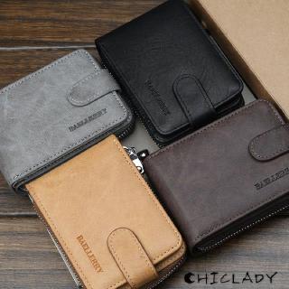 ⋆⋆ COD Baellerry Men Wallet Zipper & Hasp Purse Credit Cards Holder Business Handbag0504