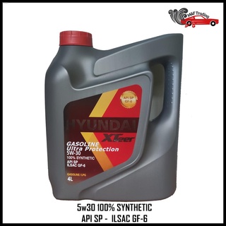 □4L Hyundai Xteer Gasoline Ultra Protection 5W30 100% Fully Synthetic GF-6