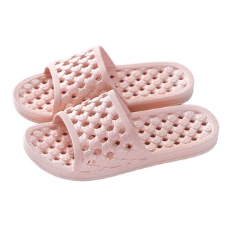 Home men's and women's slippers bathroom leaking non-slip bath couple home massage sandals