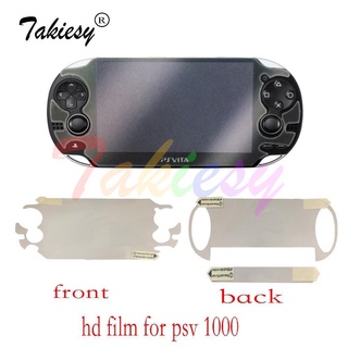 PS vita☄♧¤game✷☜❖Shopee TOP10✷✻Front+Back Full Body HD Clear Protective Film Guard Cover for Sony Pl