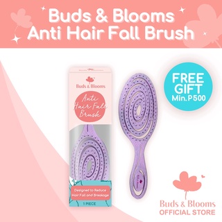 【Ready Stock】✽✠❈Buds & Blooms Anti Hairfall Brush - Lavander Purple