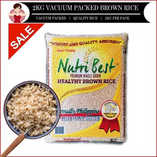 2Kilo Nutri Best Brown Rice 2KG in Vacuum Packed Tita Approved