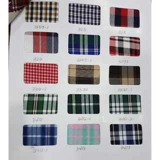 Decoration♞✲℗Multi-Checkered Oxford 60” Fabric (Part 5) for school uniforms, table cloth and many mo