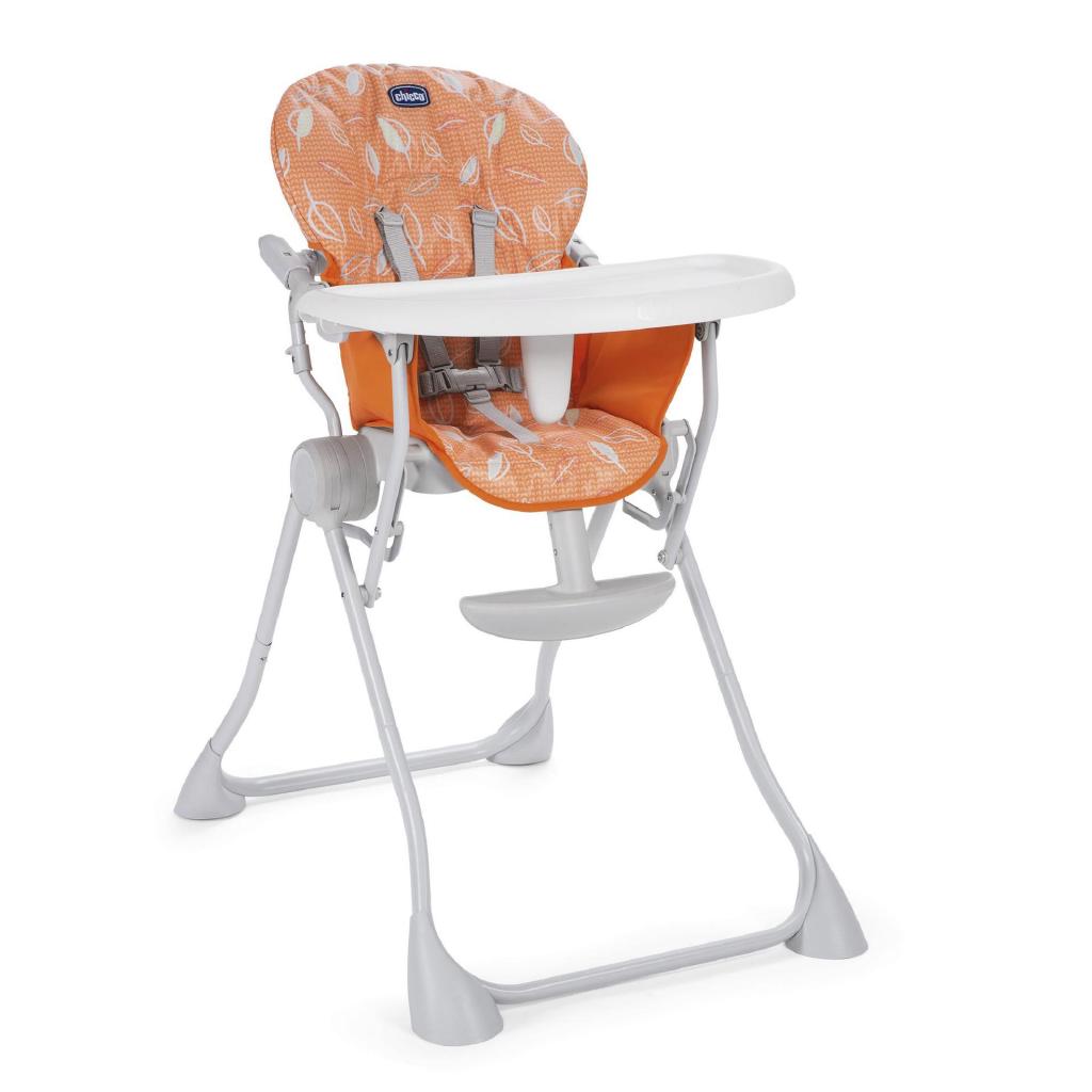 Chicco Pocket Meal High Chair, Happy Orange