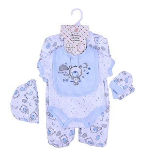 HUGE SALE! OVO BABIES 8pcs Layette Newborn Baby Clothes Set-Blue Bear
