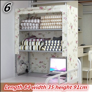 Wardrobe dormitory artifact bedside storage cabinet (6)