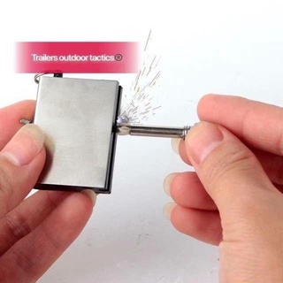 Matches ۞Waterproof stainless steel case 10,000 matches (No fuel)