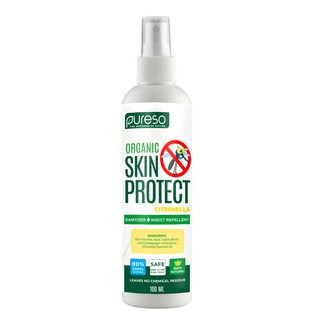Pureso Skin Protect Sanitizer & Insect Repellent with Citronella 100ml