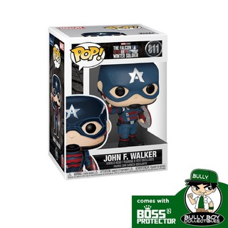 POP! Marvel: The Falcon and The Winter Soldier - John F. Walker 811 With Boss Protector