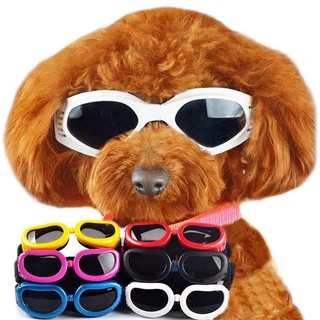 Dog Sunglasses gou yan jing Sun Glasses Protective Glasses Size Universal Adjustable Golden Retriever Satsuma Pet Supplies