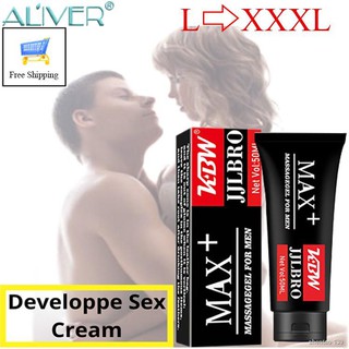 ▨☬Male health care private parts care cream Male Penis Enlargement Men External Massage Cream 50G