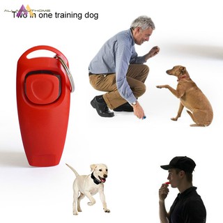 ★ABH★ Hot Sale!Combo Dog Clicker & Whistle - Training,Pet Trainer Click Puppy With Guide,With Key Ri (3)