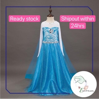 Elsa Gown | Elsa dress | Frozen princess gown | halloween costume ON HAND