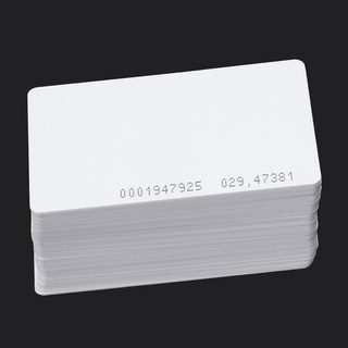 50 pieces Intelligent EM4100 125kHz RFID Proximity Card Entry Empty ID Access zcM3