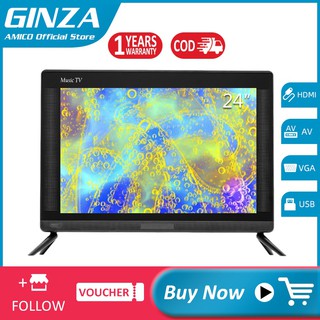 ☇❣℡GINZA 24 inch TV LED TV Not Smart TV Ultra-slim TV Sale Flatscreen ( Screen Size 20 Inch) (1)