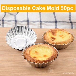 50PCS Aluminum Cupcake Cake Cookie Lined Mold Mould Tin Baking Tool Hot2021 latest P5kP