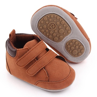 babyworld Baby shoes Classic Sports Sneakers High-top Retro Leather Boy Girl First Walkers Shoes Toddler Anti-slip Moccasins