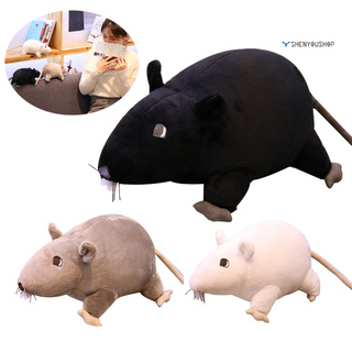 <Stuffed Toy>Simulated 3D Mouse Rat Animal Soft Plush Doll Toy Sofa Couch Decor New Year Gift