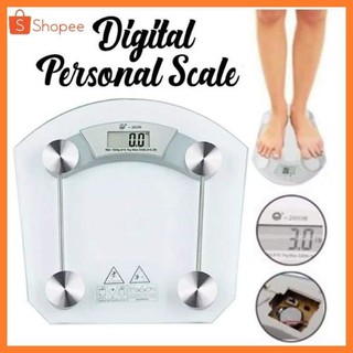 Digital LCD Electronic Glass Bathroom Weighing Scale