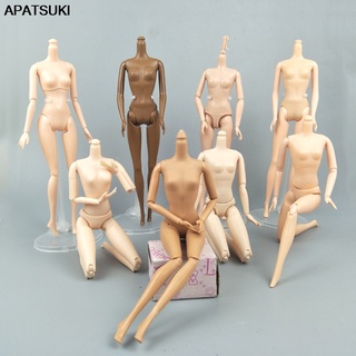 1/6 Jointed DIY Movable Nude Naked Doll Body For 1:6 BJD Dollhouse DIY Body Without Head 1:6 Doll Accessories Children Gifts