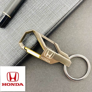 Personal tailor HONDA Car Logo keychain Car Keychain Creative Alloy Metal Keyring Keychain gift