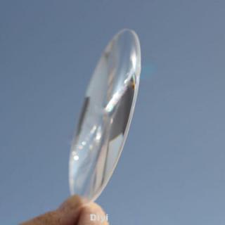 1 Pair Fresnel Lens 3D Glasses PVC VR 50x80mm Round For Google Cardboard