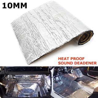 Car Sound Proofing Deadening Insulation Heat Shield Foam Mat 10mm 100x40cm