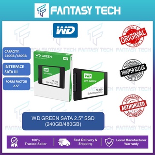 K:-D Western Digital WD Green 2.5" SATA SSD (240GB/480GB) WDS240G2G0A WDS480G2G0A