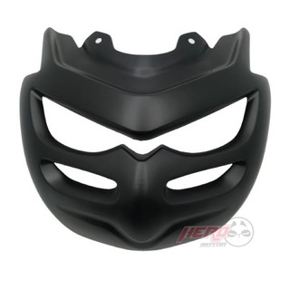 Nmax/nmax v2 RACING Headlight Mask (half mask) Color/Carbon and Black