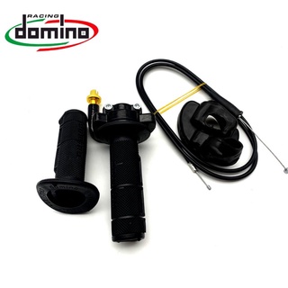 Domino Quick Throttle With Cable Handle Grip M10 Universal