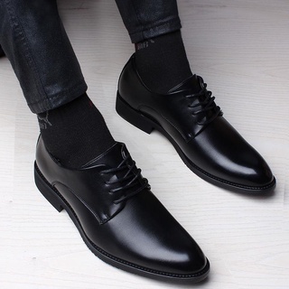 ✣✜㍿2020 new men s business leather shoes, men s British lace-up men s shoes, youth fashion dress shoes, simple and versatile111