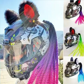 Helmet cat ears decorations motorcycle accessories fox ear decoration motorcycle COD