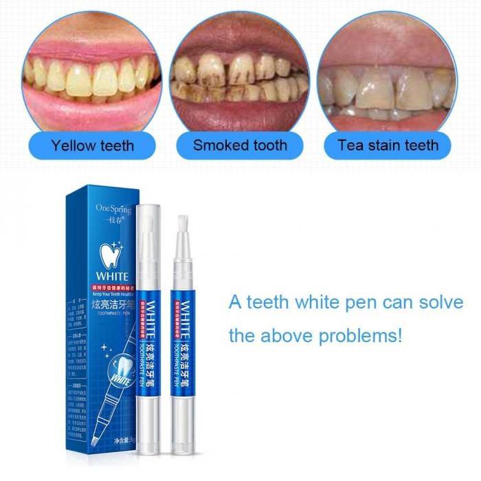 Remove stains teeth whitening led/ dental hygiene pen/ toothpaste Oral care (3)