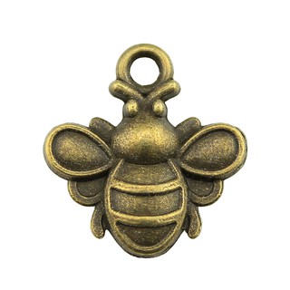 30Pcs bee Charms Pendant For DIY Jewelry Necklace Making