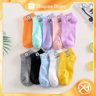 10-pairs Korean version of cony cute girl ankle socks unisex fashion fashion ankle socks