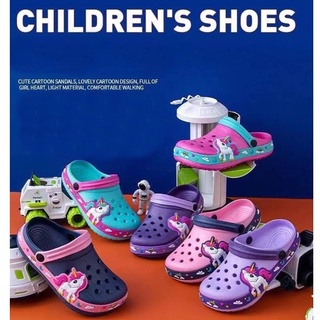 New Rubber Clog Slippers For Kids Unicorn