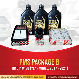 PMS PACKAGE B - Toyota Wigo (Year Model: 2017 - 2021)