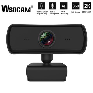 2K 2040*1080P Webcam HD Computer PC WebCamera with Microphone Rotatable Cameras for Live Stream Vide